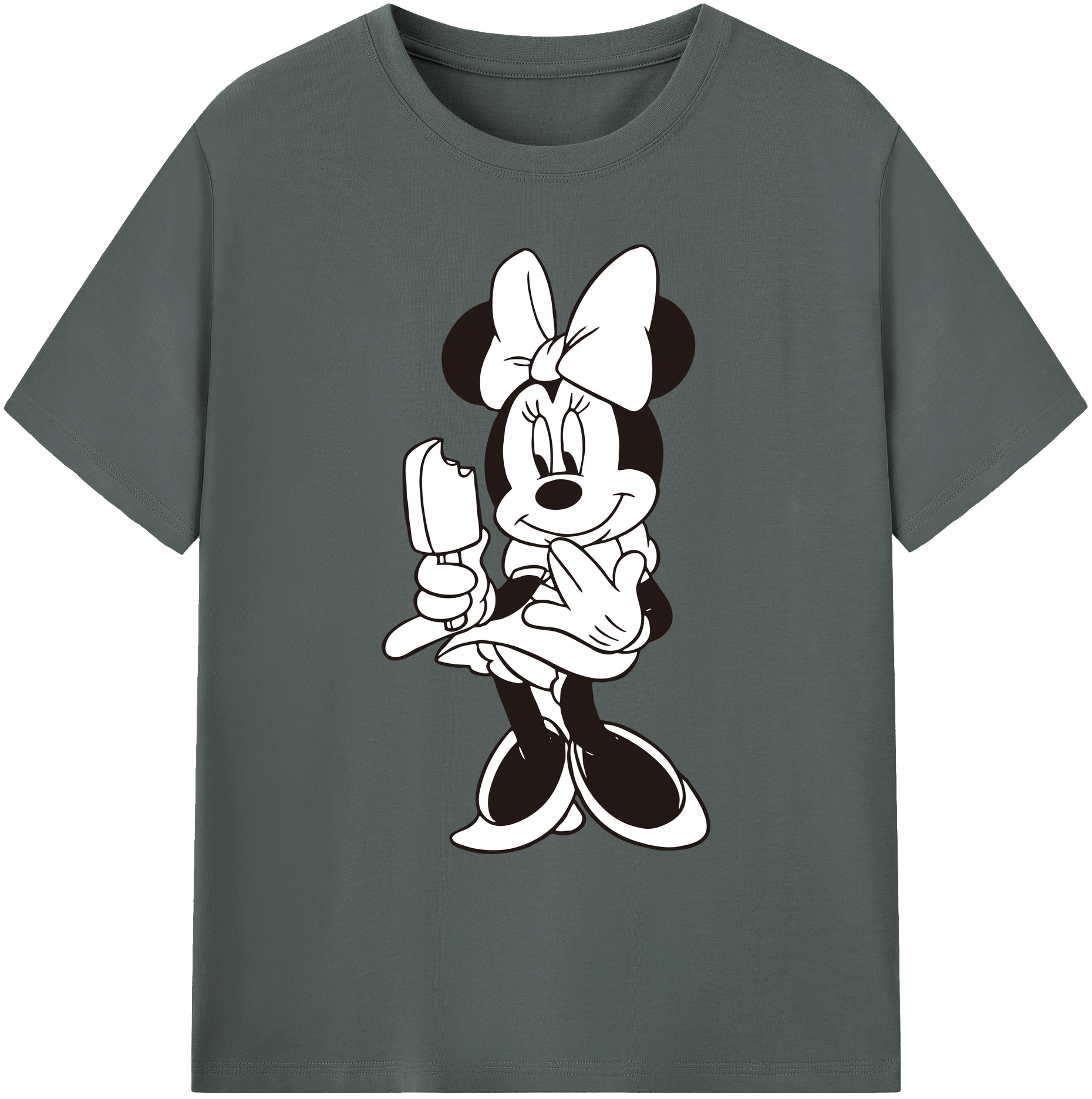 ミッキーマウス Mickey Mouse 綿100％ メンズ半袖Tシャツ｜肌触りやわらか＆通気性